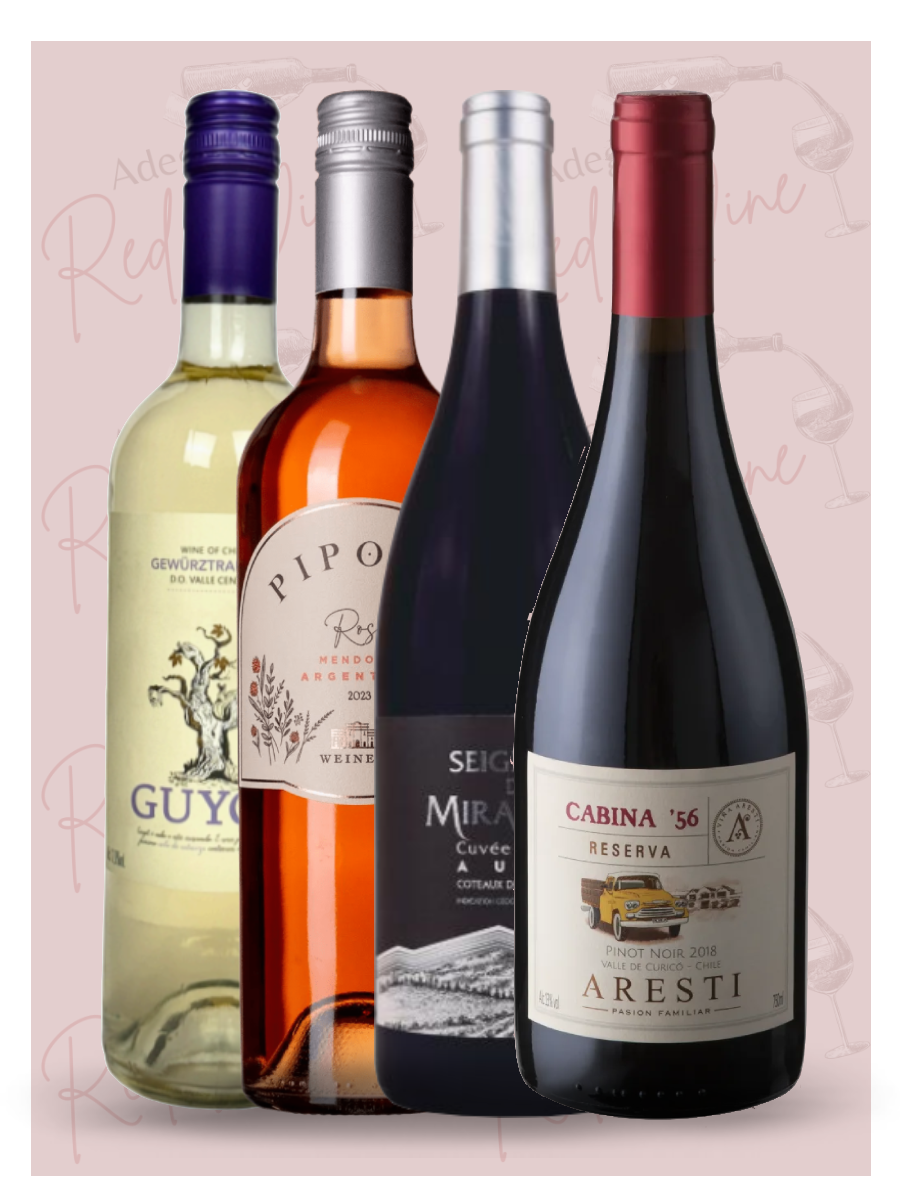kit 4 vinhos - R$299,00